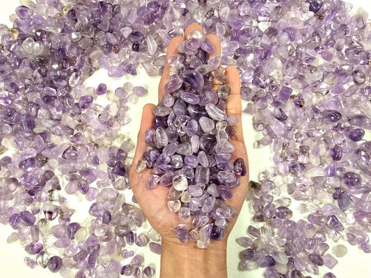 Tumbled Amethyst Chips Bulk