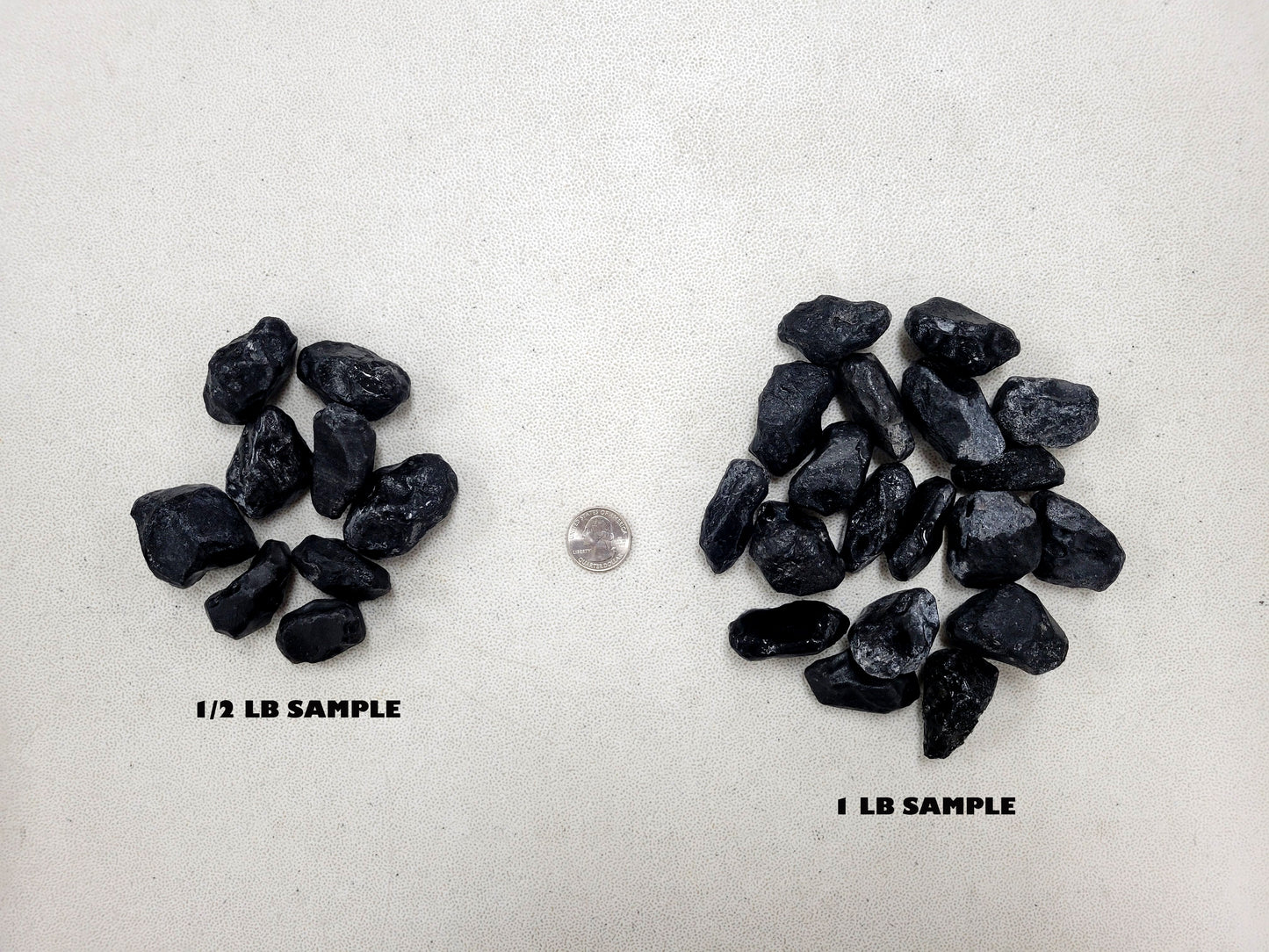 Raw Apache Tears Crystal Stones Medium Chunks 1" to 2"
