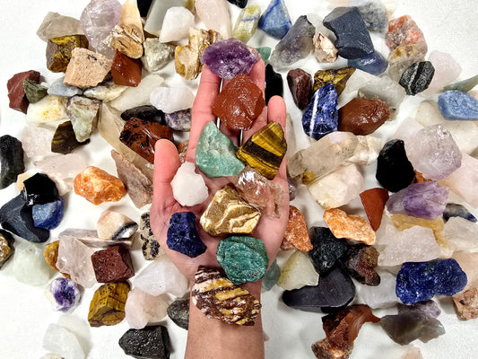 Brazilian Crystals Mix Raw Rough Assorted Stones