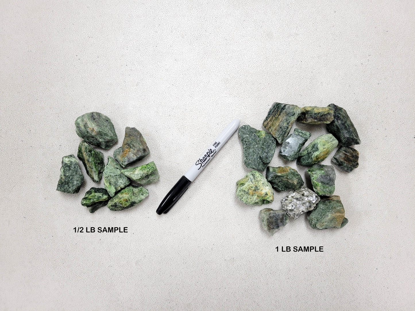 Rough Diopside Crystal Stones from Brazil - Bulk Raw Crystals