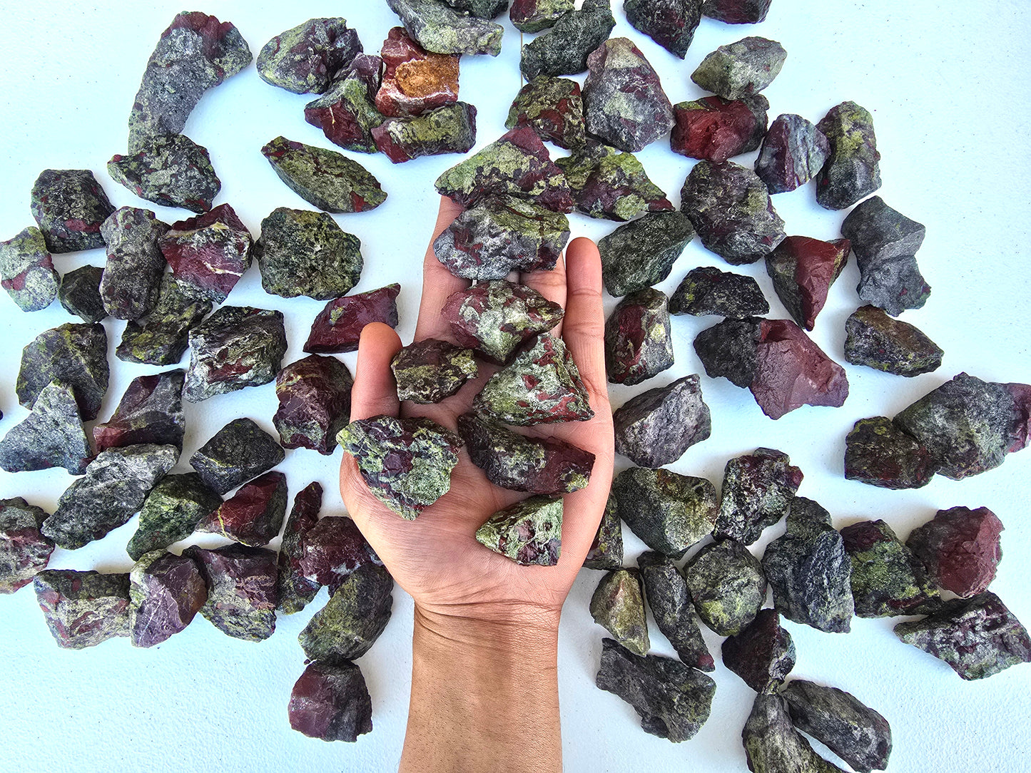 Rough Dragon Stone AKA Blood Jasper from South Africa