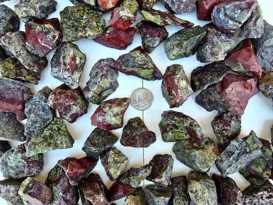 Rough Dragon Stone AKA Blood Jasper from South Africa