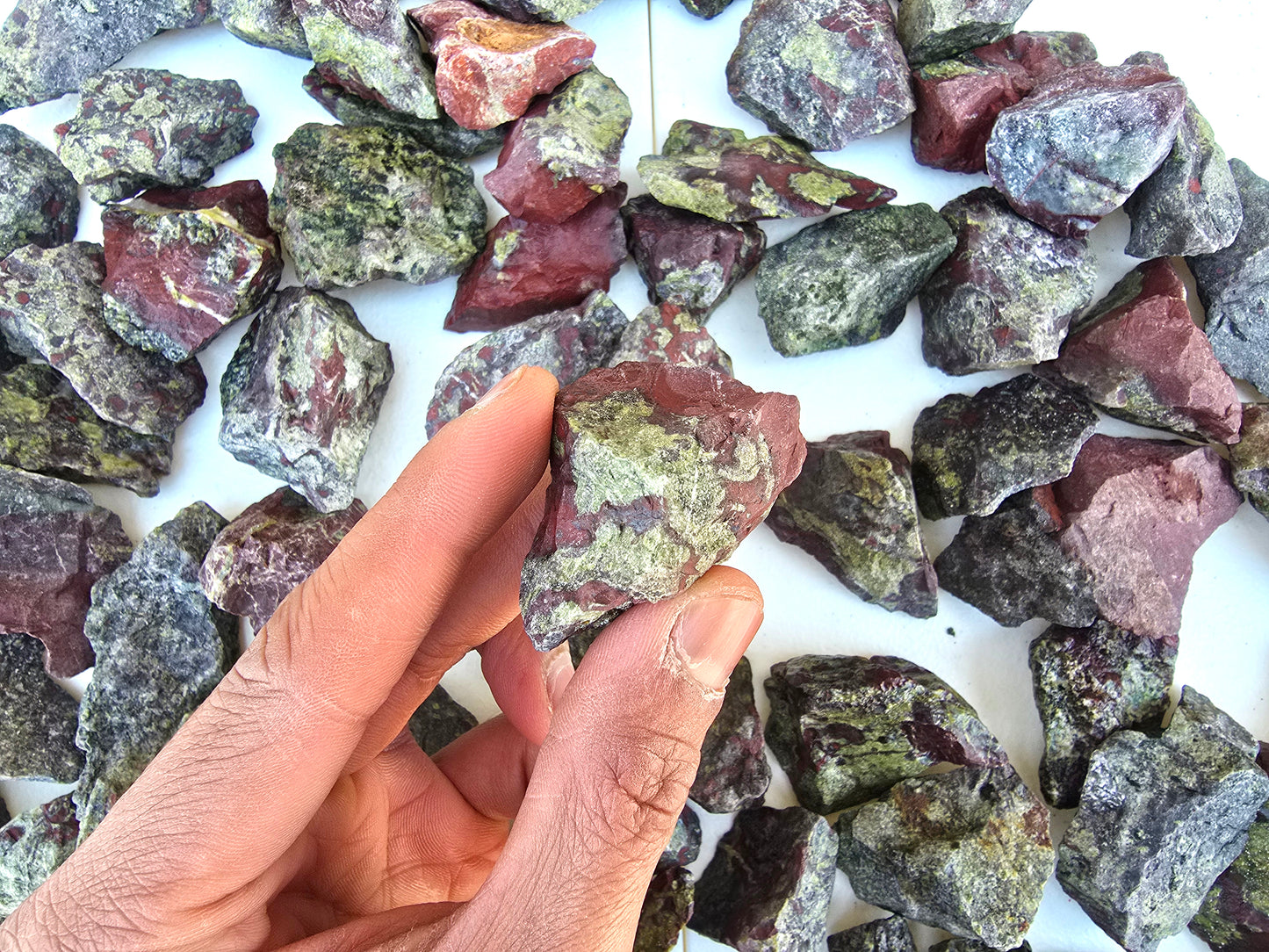 Rough Dragon Stone AKA Blood Jasper from South Africa