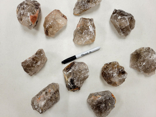 Large Smoky Quartz Crystal Chunk from Brazil