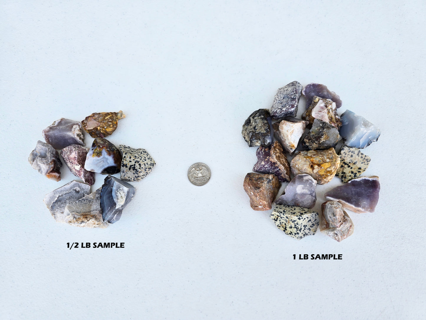 Bulk Rough Crystal Mix from Mexico Natural Raw Stones for Crafts, Tumbling, Wire Wrapping, Display, and Collecting