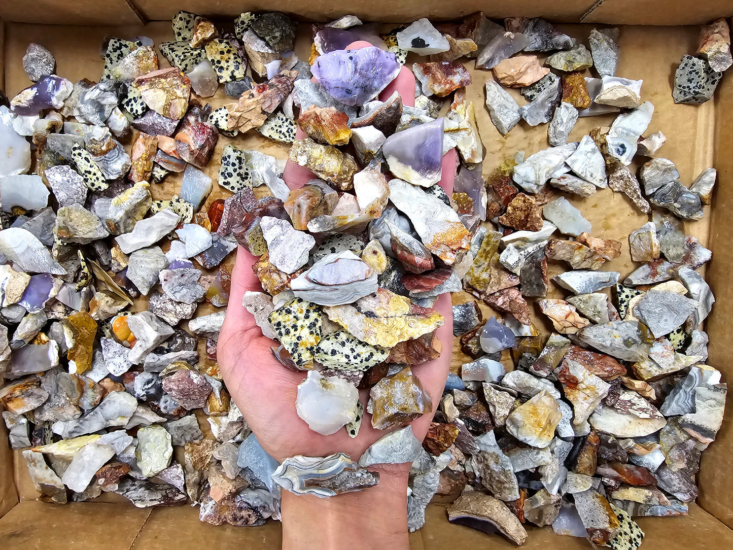 Crushed Crystals Sluice Mix Mexican Stones
