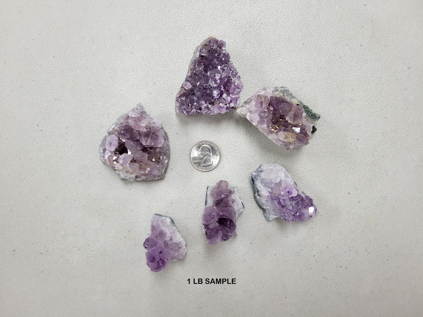 Mini Amethyst Clusters From Brazil