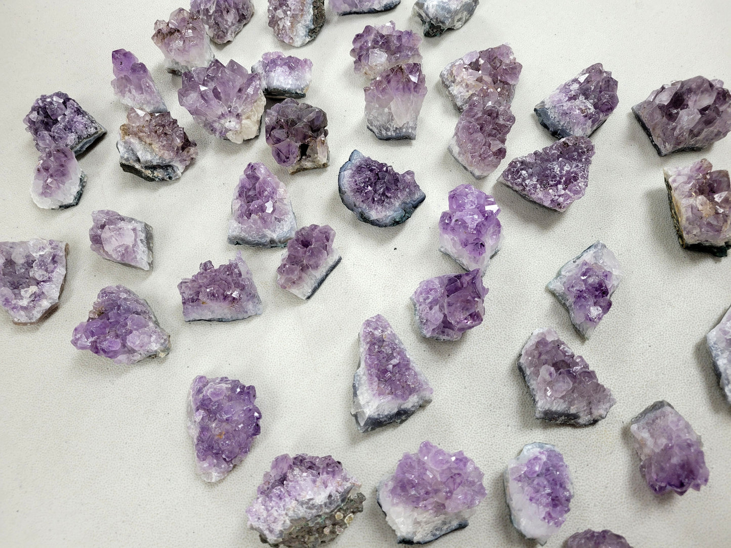 Mini Amethyst Clusters From Brazil