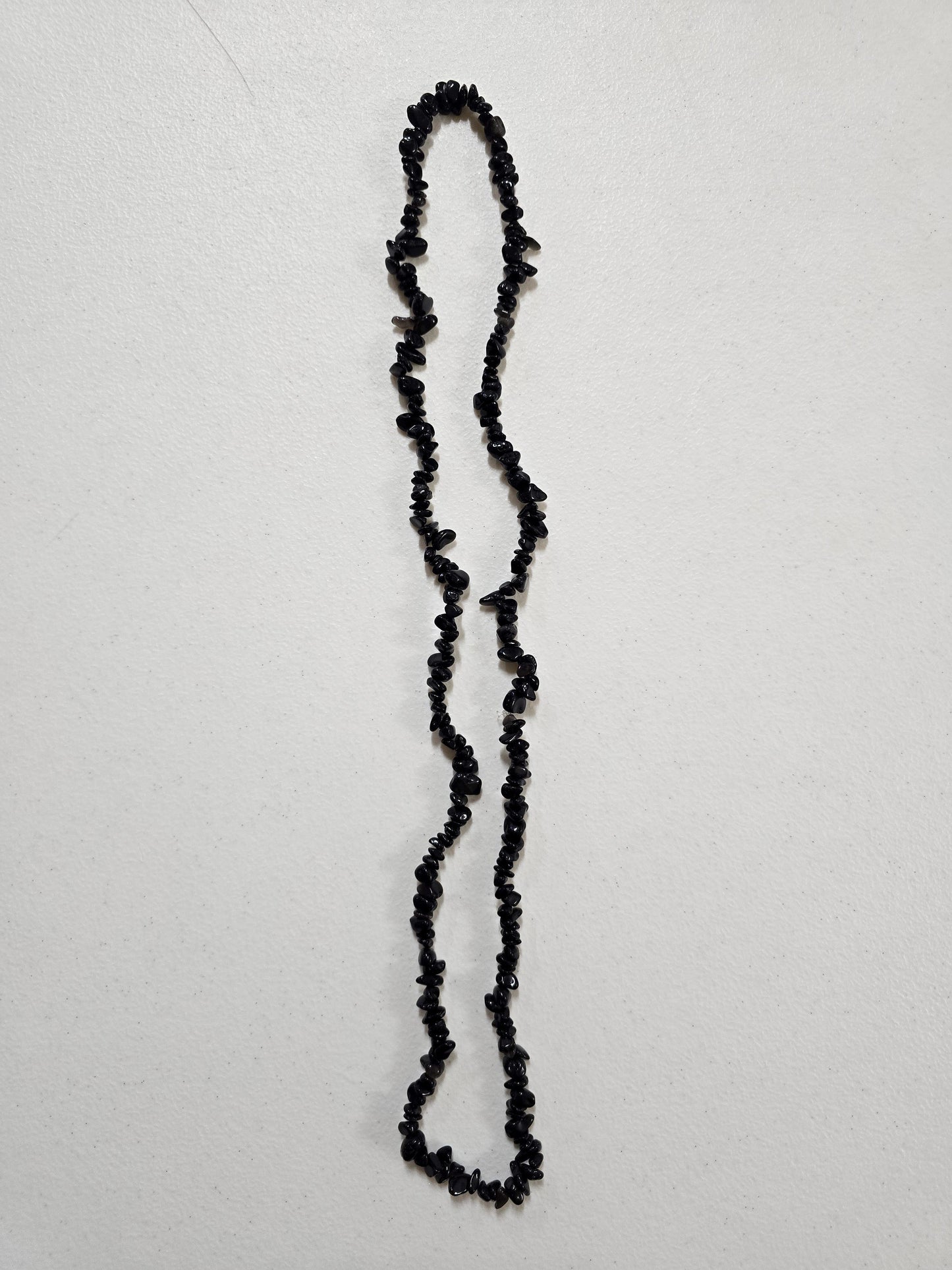 Black Obsidian Drilled Crystal Beads