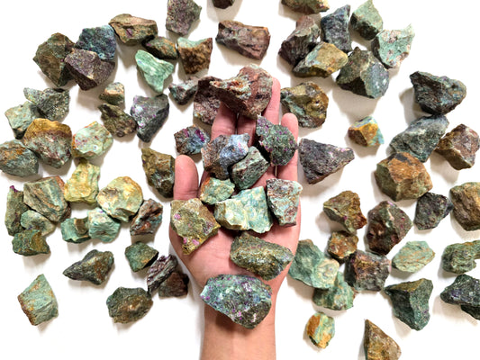 Ruby Zoisite Raw Rough Crystal Stones Bulk from Tanzania