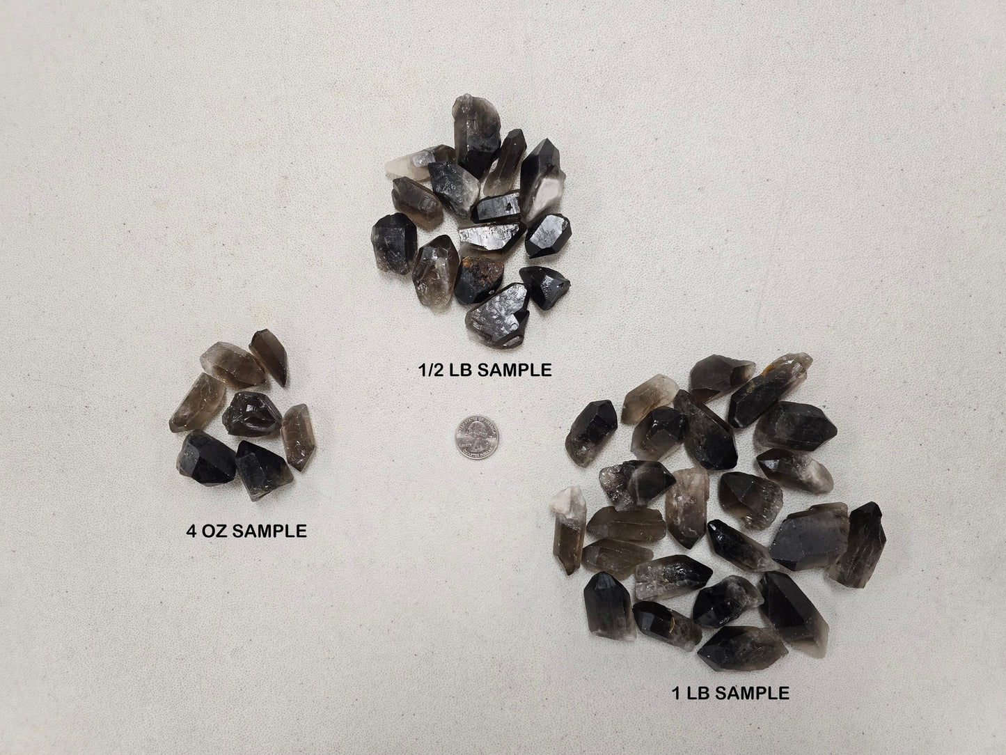 Smoky Quartz Points Bulk