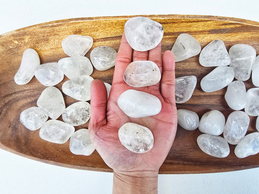 Tumbled Clear Quartz Crystal Large Pieces
