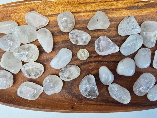 Tumbled Clear Quartz Crystal Large Pieces