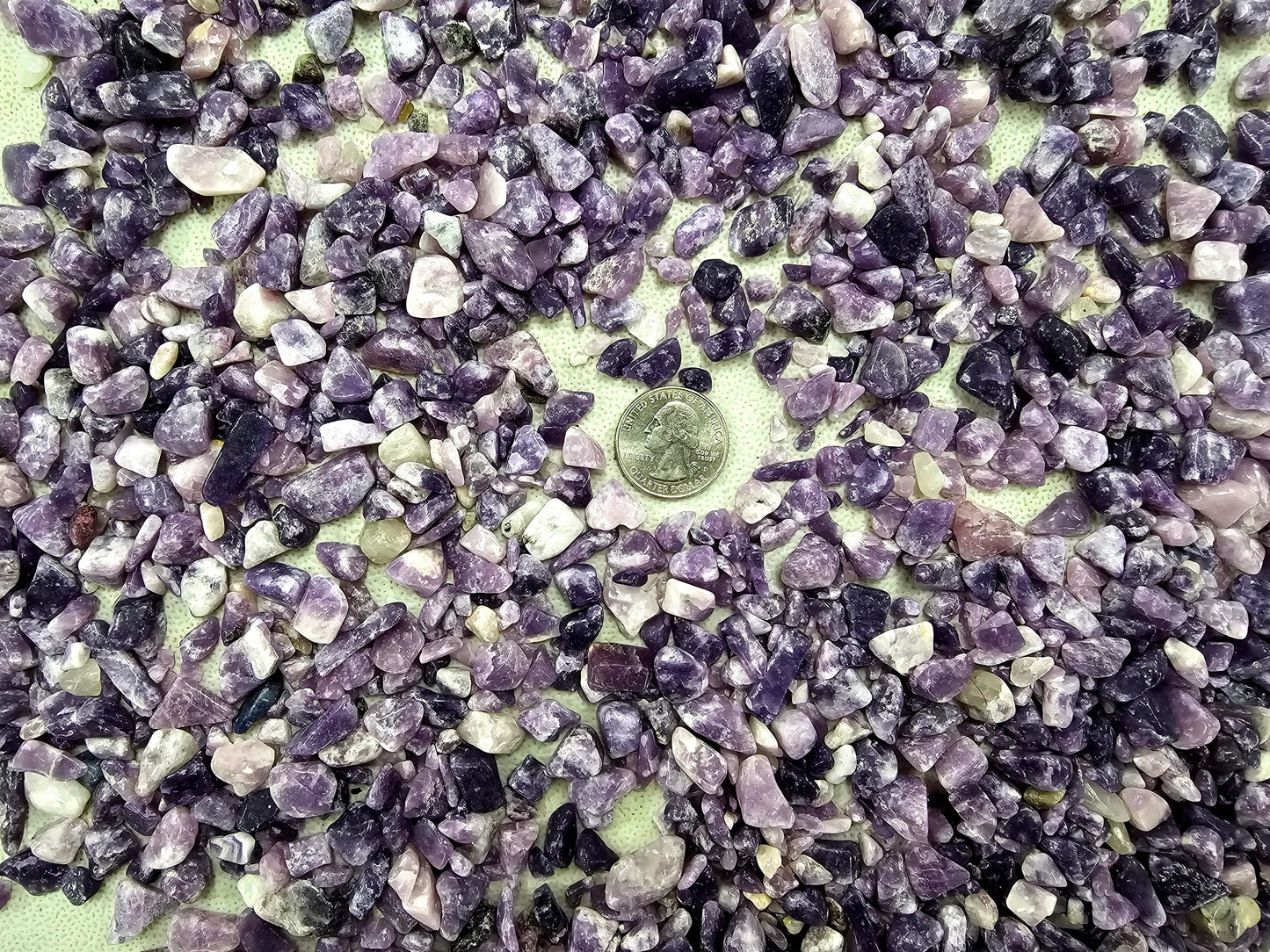 Tumbled Lepidolite Crystal Chips