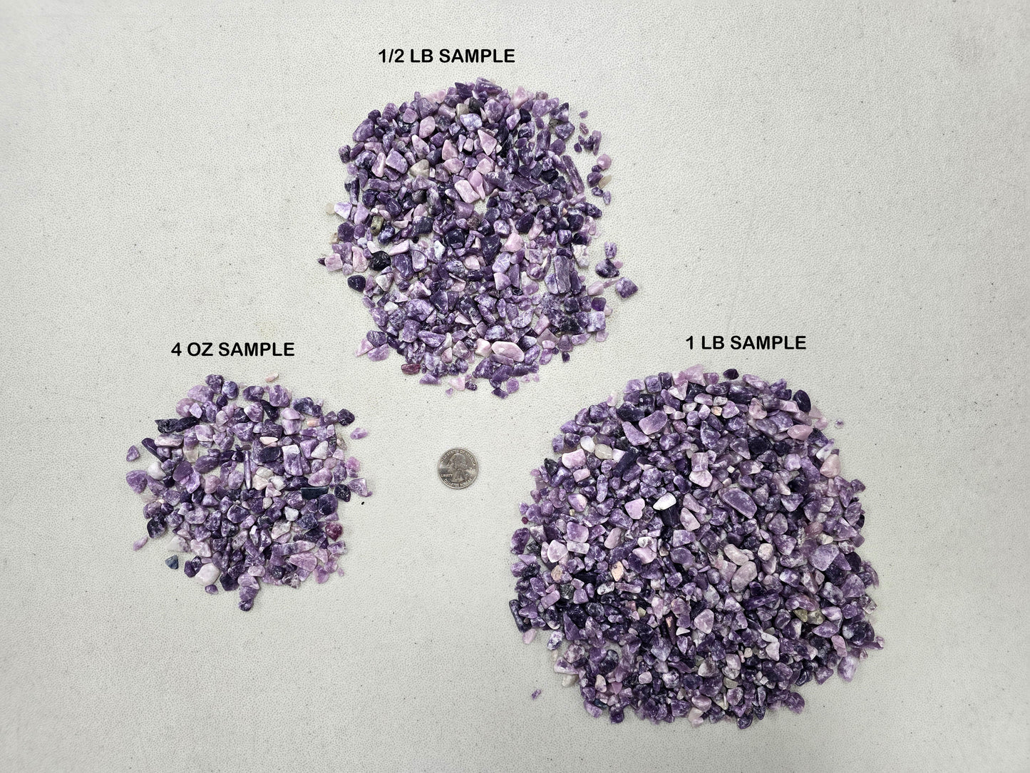 Tumbled Lepidolite Crystal Chips