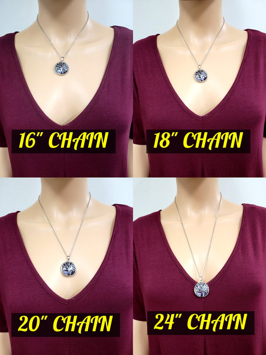 Rose Quartz Tree Of Life Pendant Necklace - Pick Your Chain Length