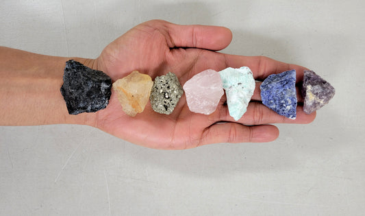 7 Chakra Crystals Set