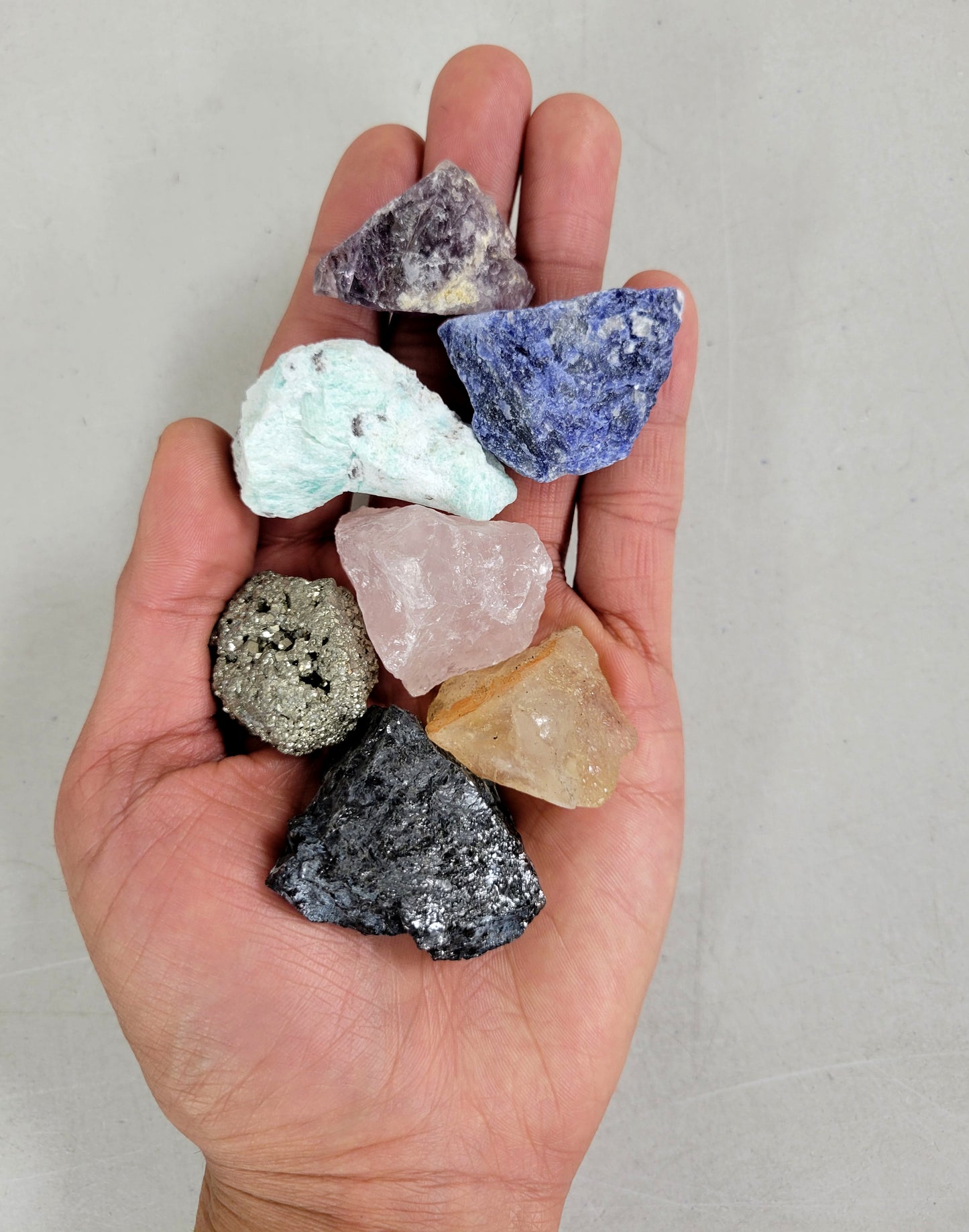 7 Chakra Crystals Set