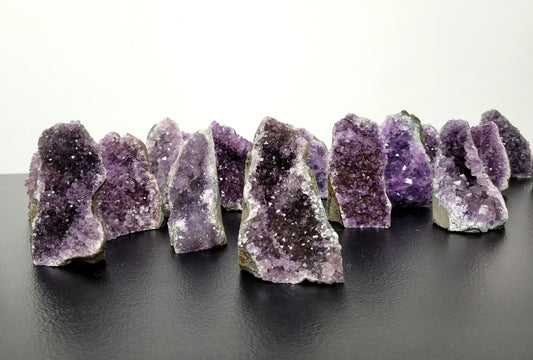 Amethyst Cut Base - Free Standing Amethyst Cluster Geodes