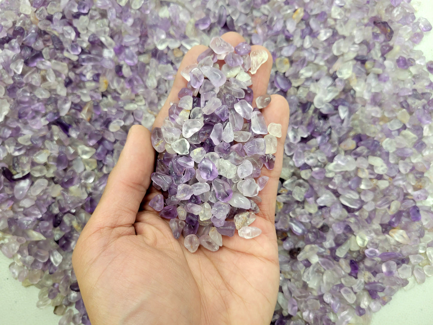 Tumbled Amethyst Chips Bulk
