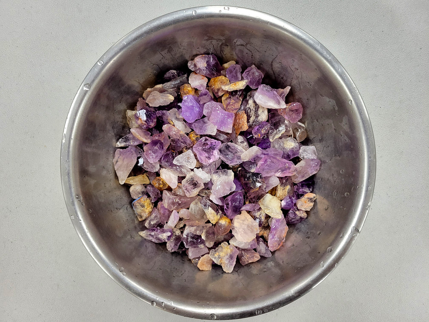 Crushed  Raw Amethyst Crystal Chips