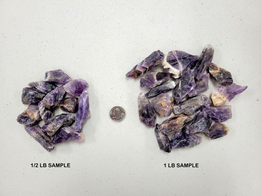 Dark Amethyst From India - Bulk Raw Crystals