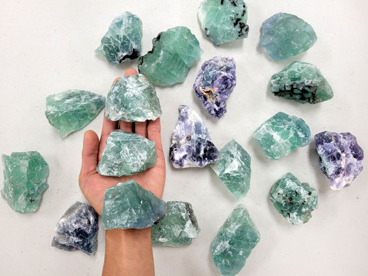Raw Fluorite Crystal Chunks