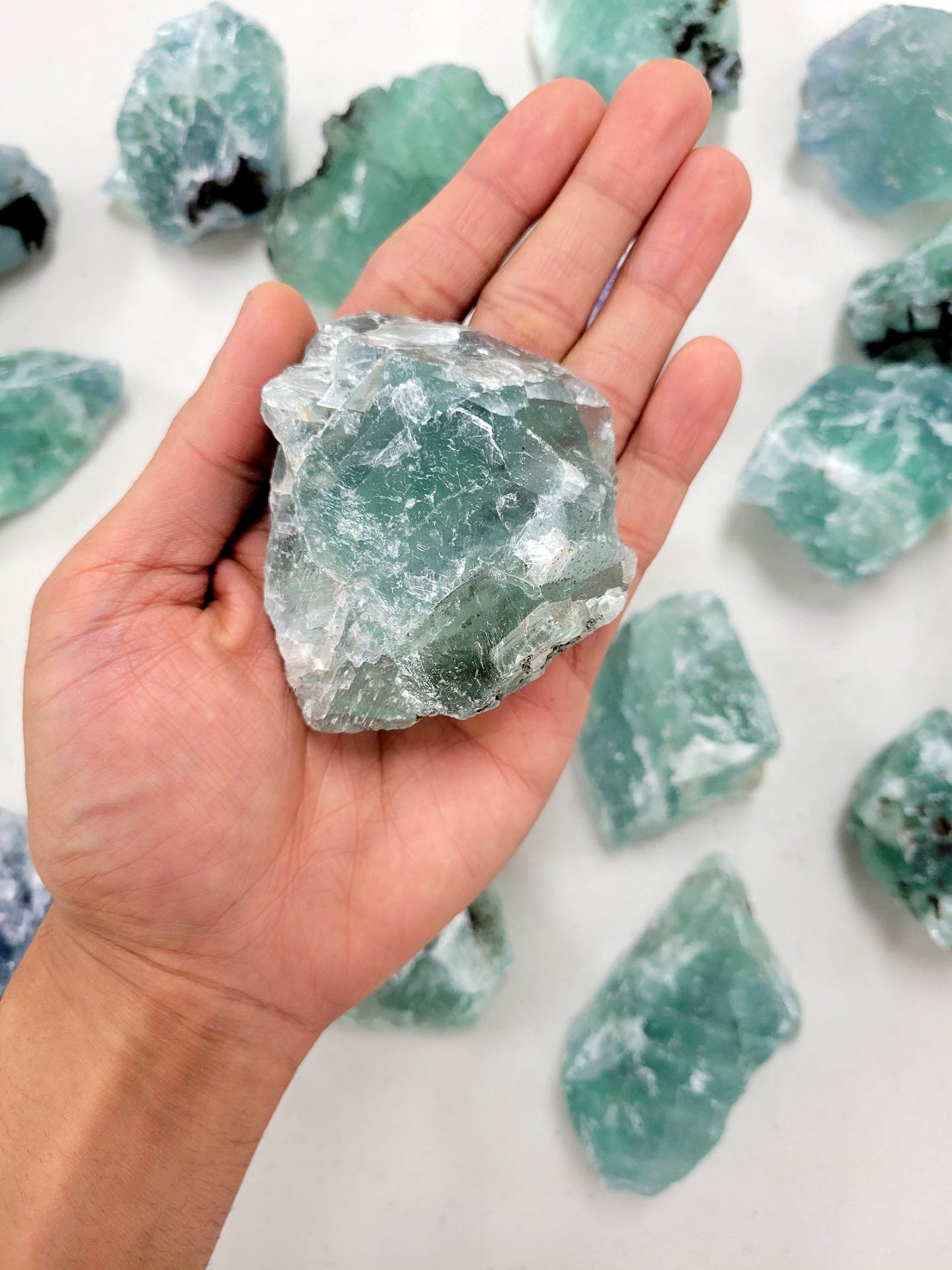 Raw Fluorite Crystal Chunks