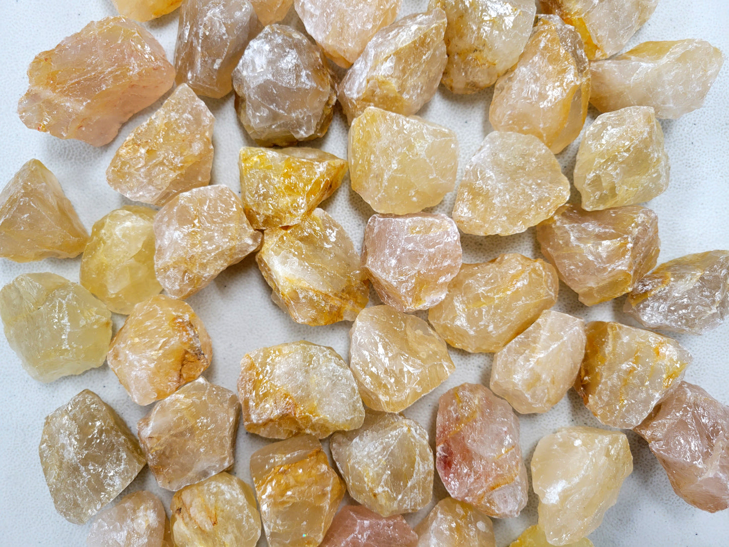 Raw Golden Healer Quartz Crystal Stones