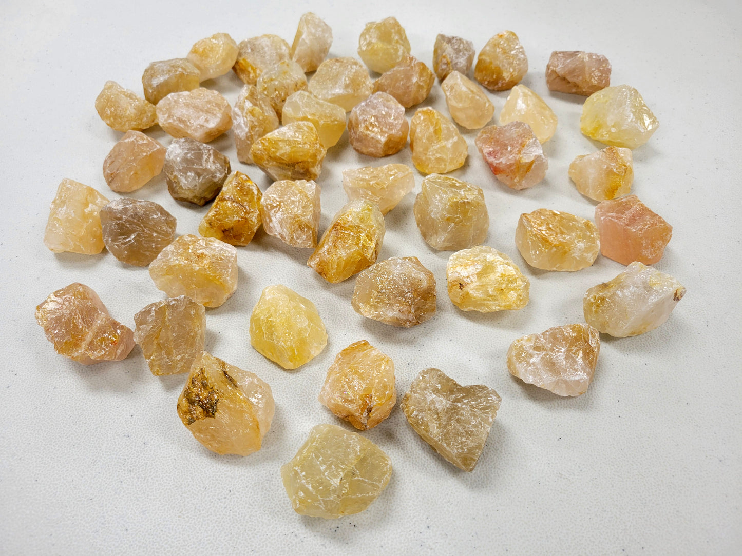 Raw Golden Healer Quartz Crystal Stones