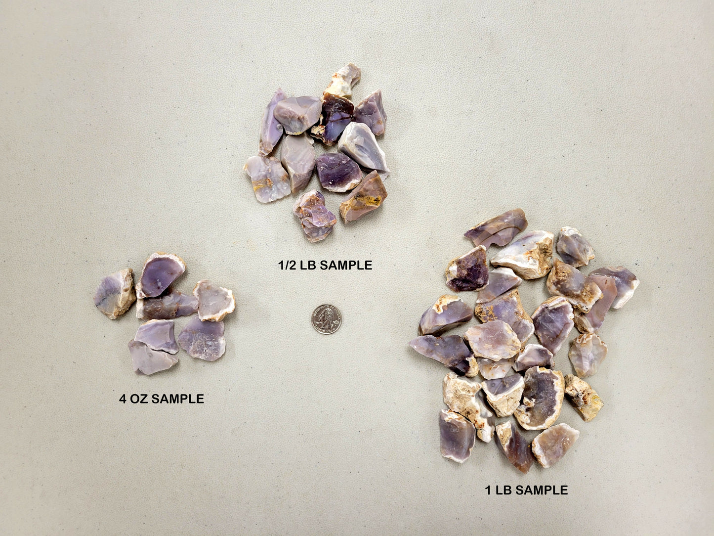 Natural Purple Agate from Mexico - Bulk Rough Stones