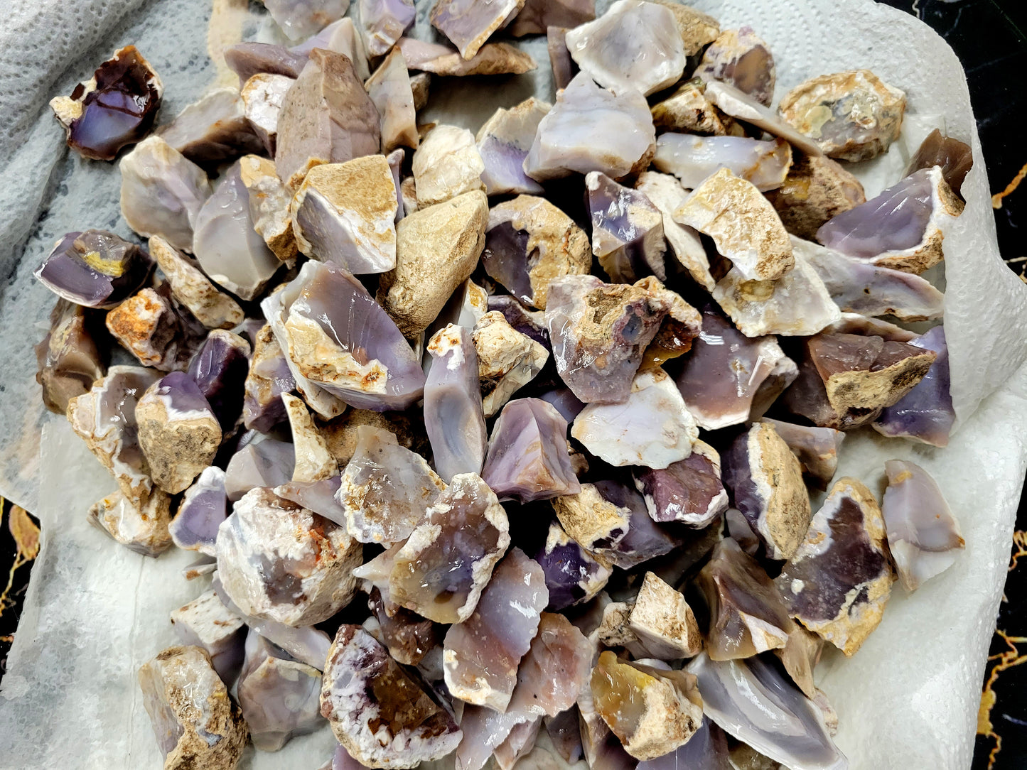 Natural Purple Agate from Mexico - Bulk Rough Stones