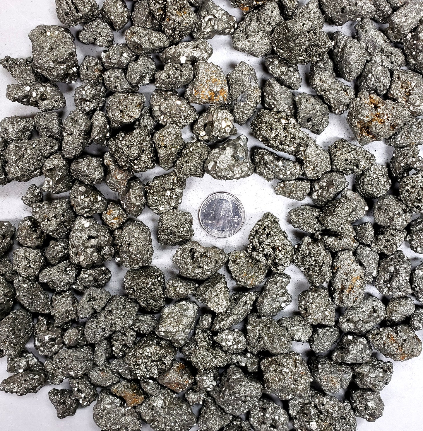 Pyrite Crystal Small Chunks - Rough Stones Bulk