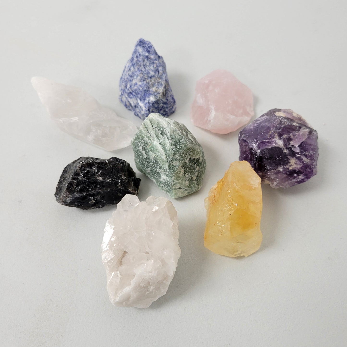QUARTZ CRYSTALS SET - 8 PCS Quartz Family Set