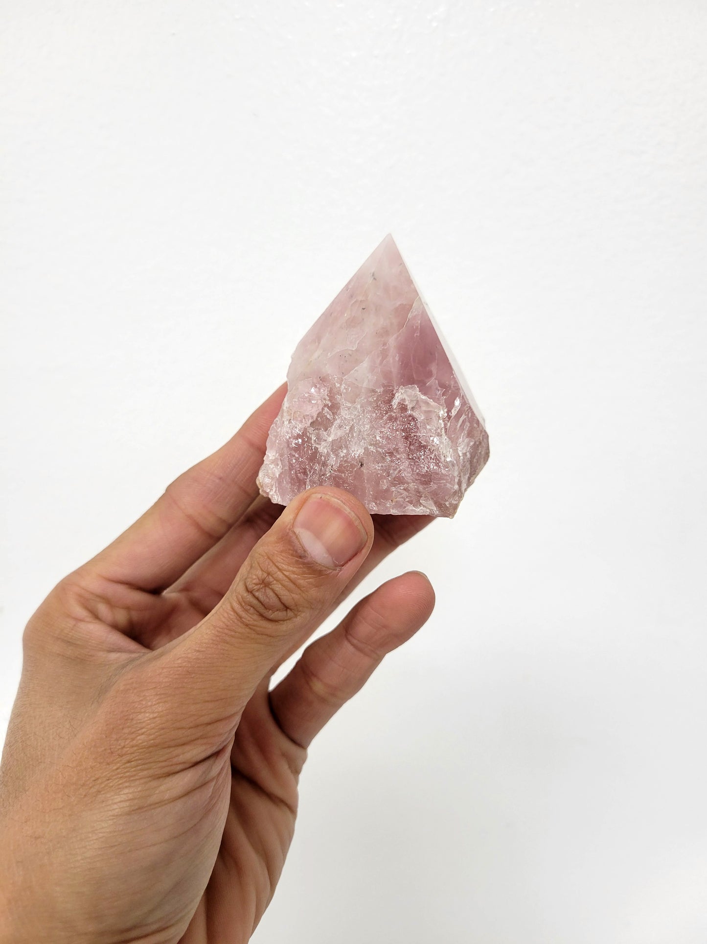 Raw Semi-Polished Top Point Crystal Towers