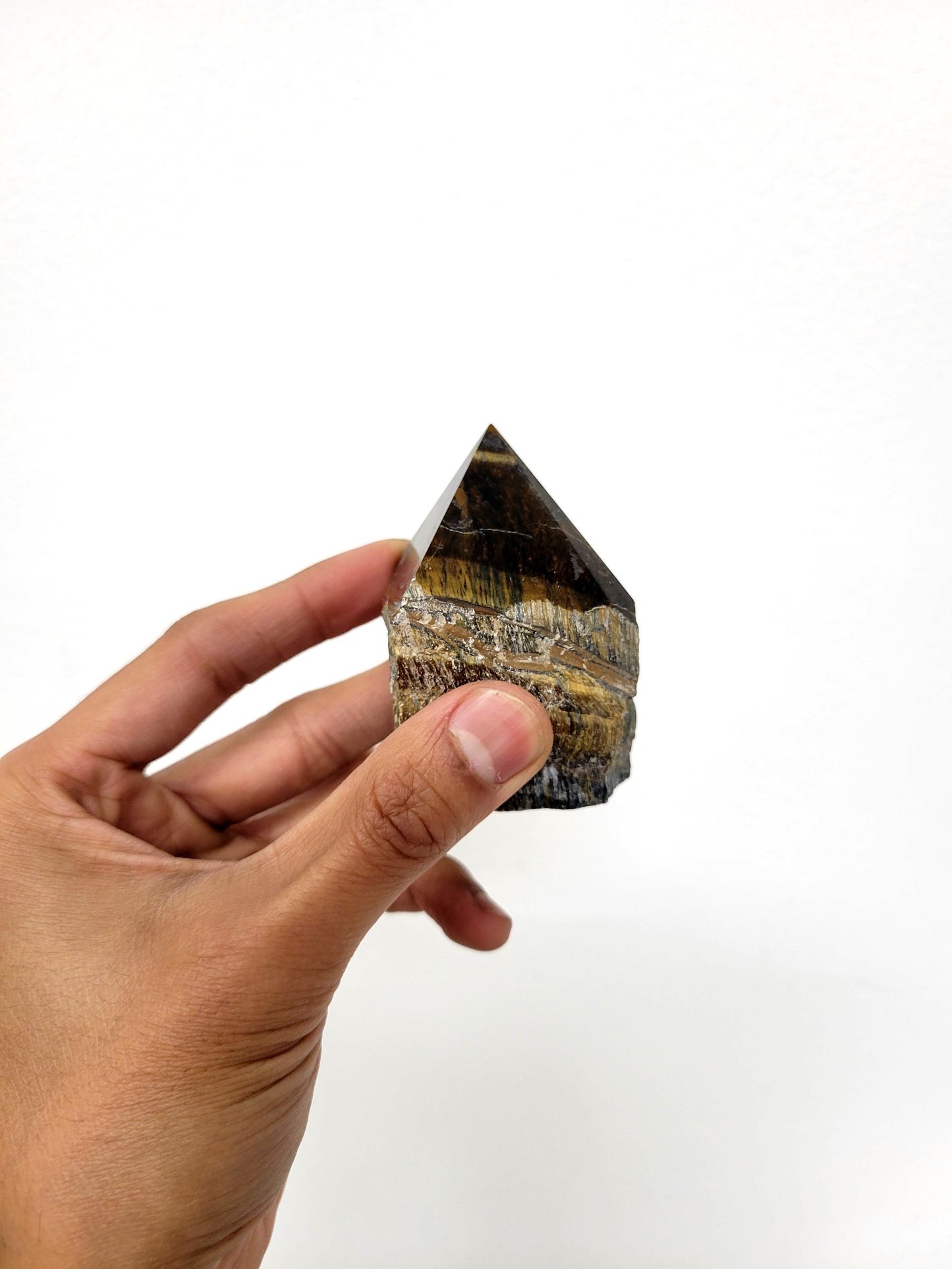 Raw Semi-Polished Top Point Crystal Towers