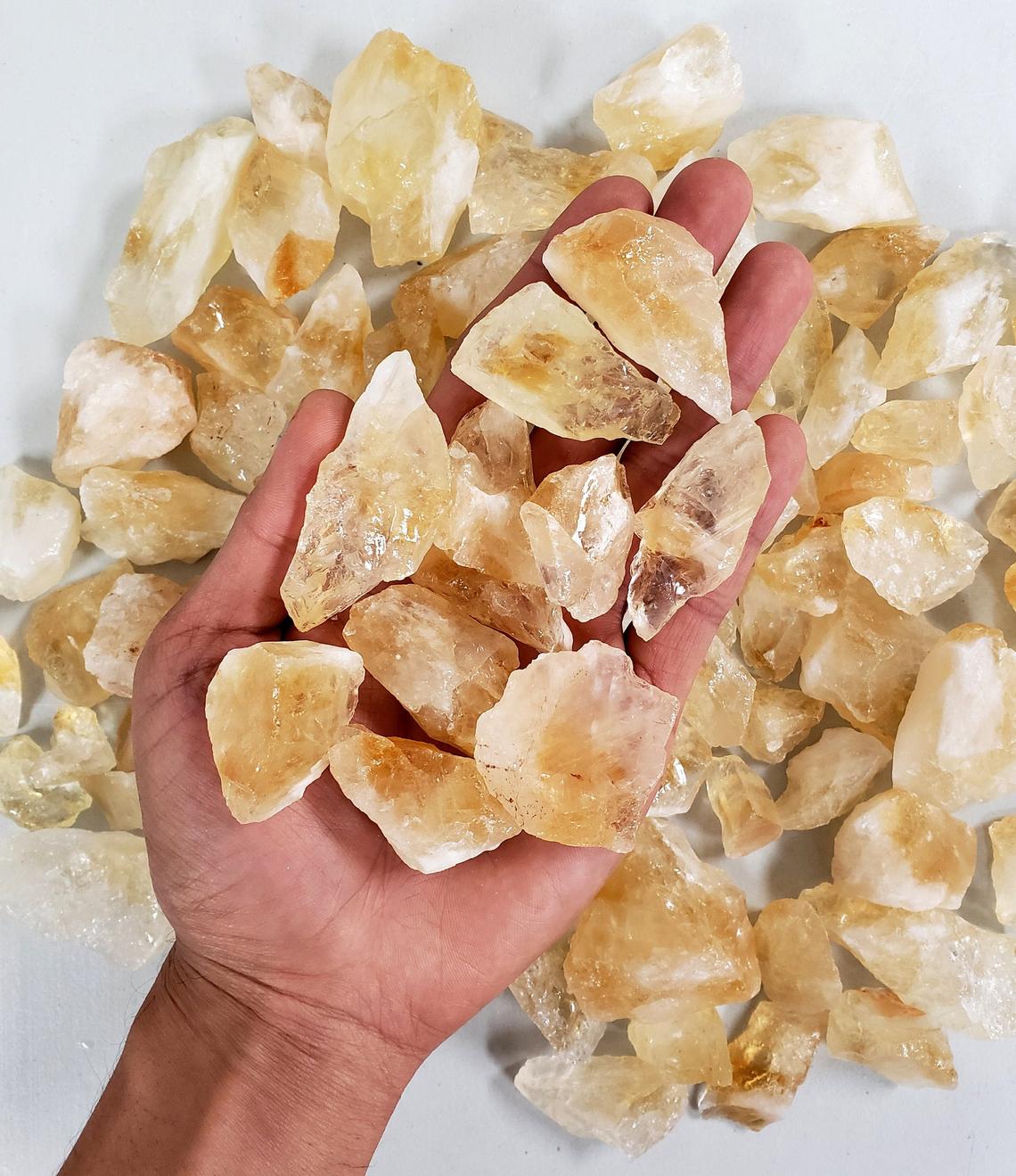 Citrine Crystals - Rough Stones Bulk
