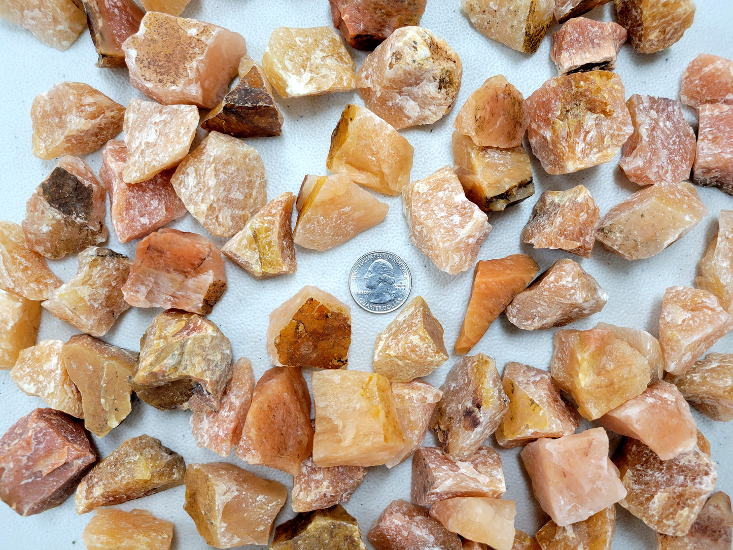 Red Aventurine Crystals - Raw Rough Stones Bulk