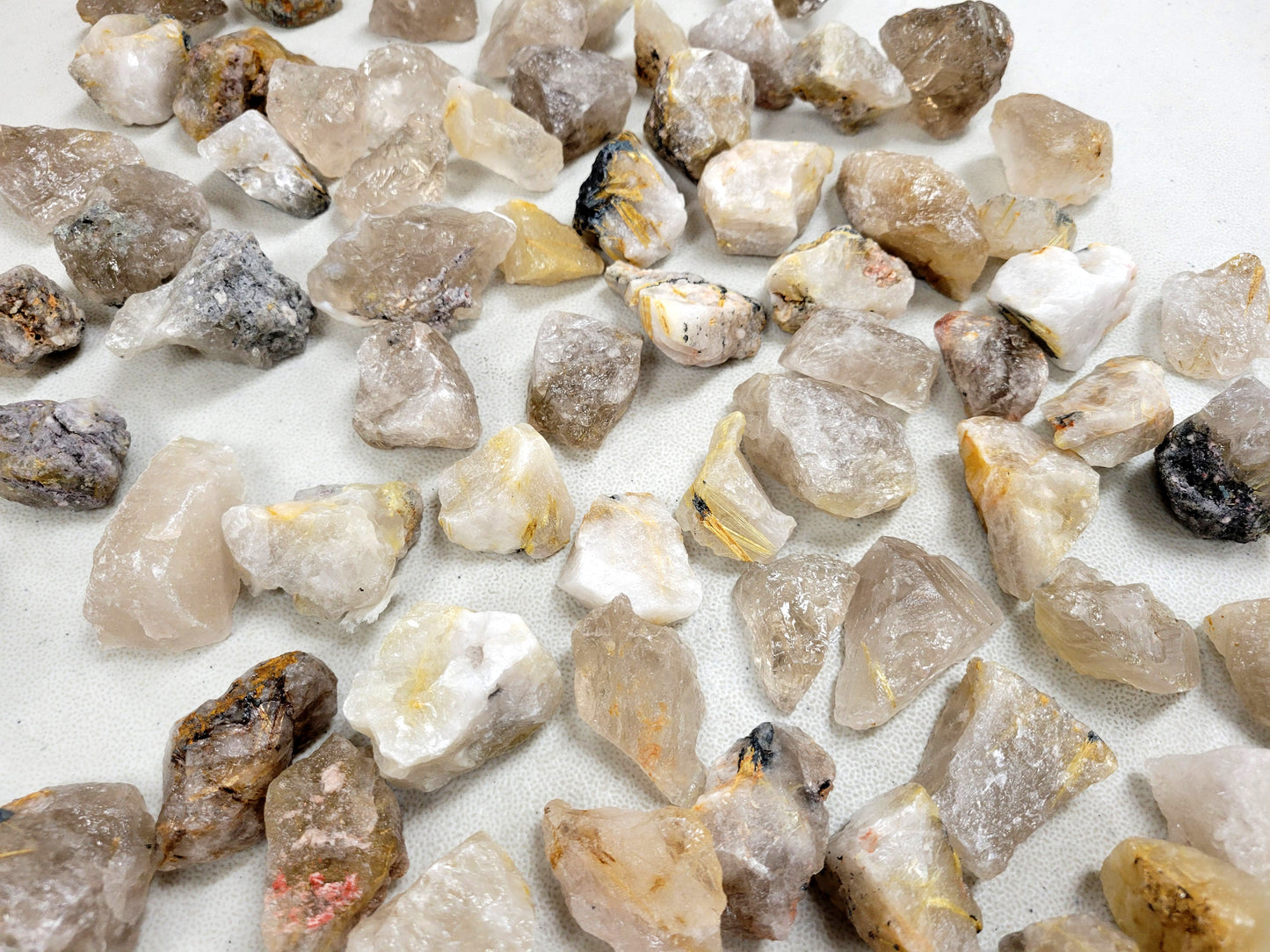 Rutilated Quartz Crystals Bulk - Rutile Quartz
