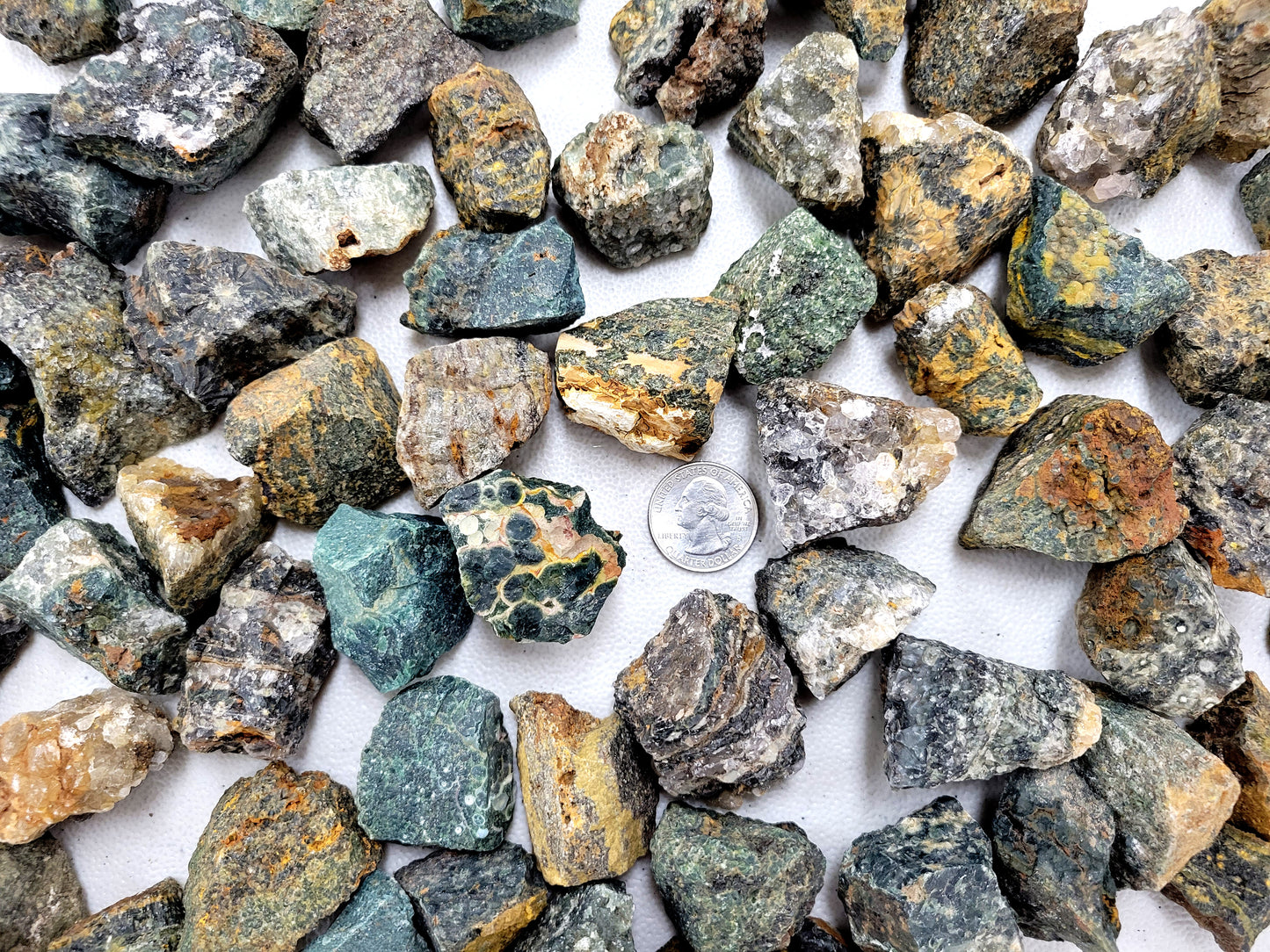 Sea Jasper Rough Stones - Raw Crystals Bulk