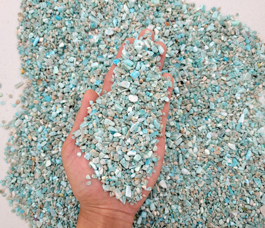 Tumbled Amazonite Chips Bulk