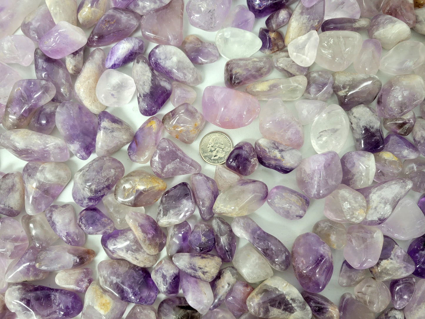 Tumbled Amethyst Crystals - Mixed Size 1/2" to 2"