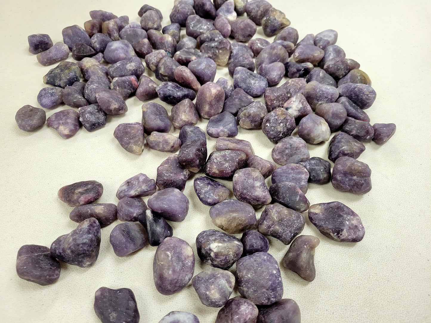 Tumbled Lepidolite Crystal Stones From India