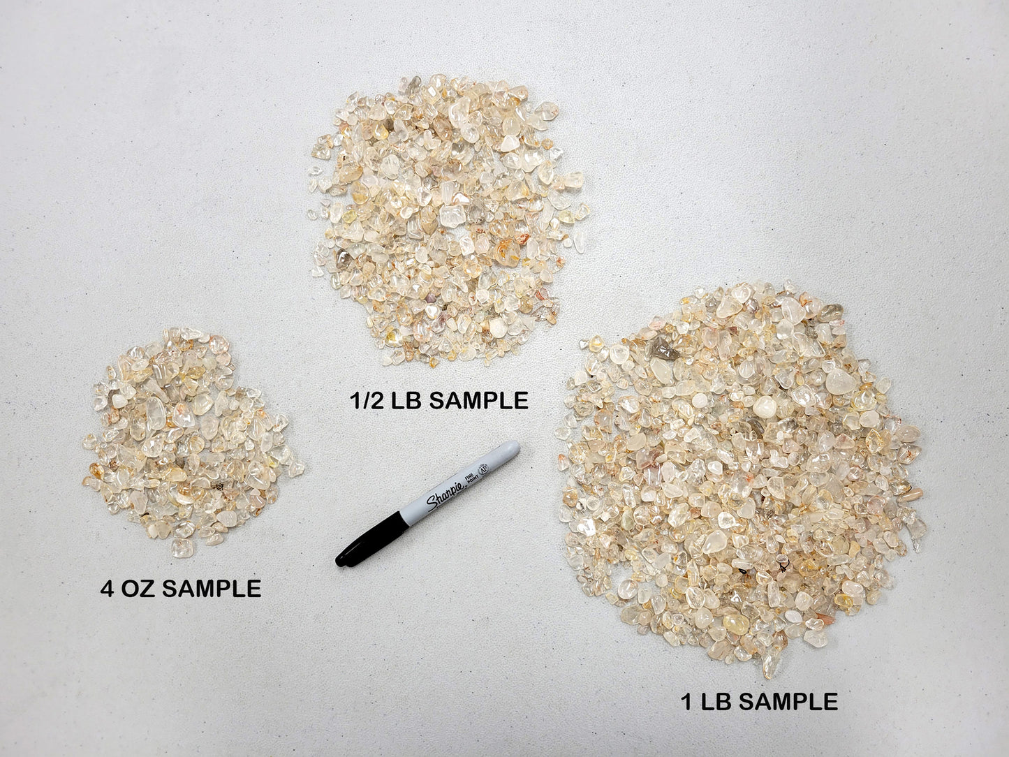Tumbled Clear Quartz Crystal Chips Bulk