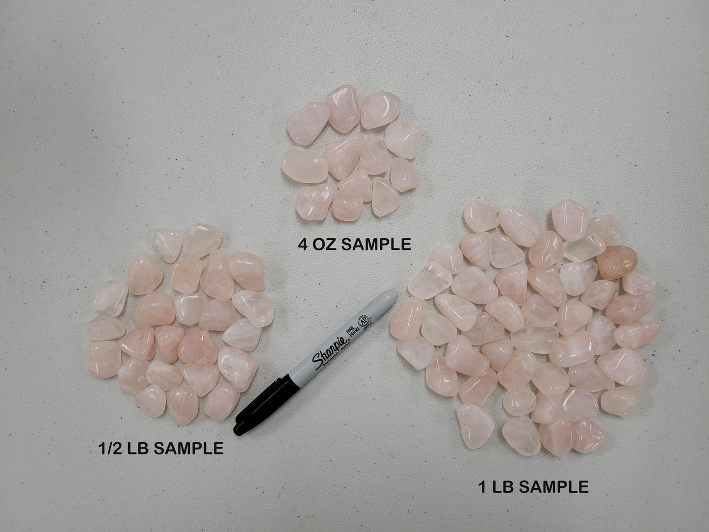 Bulk Tumbled Rose Quartz - Size SMALL - 1/2" to 1"