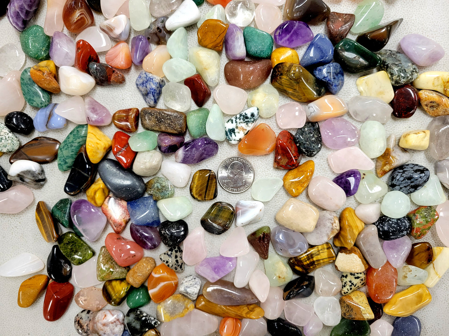 Tumbled Crystals South Africa Mix - Size Medium - Bulk Tumbled Stones