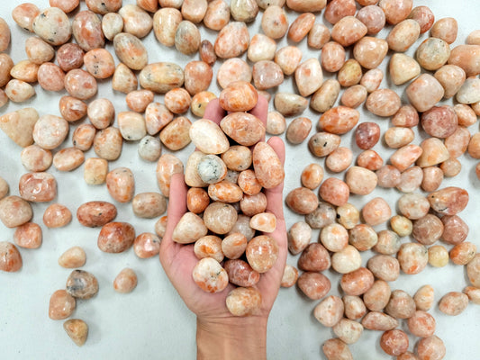 Tumbled Sunstone Crystals Bulk from India