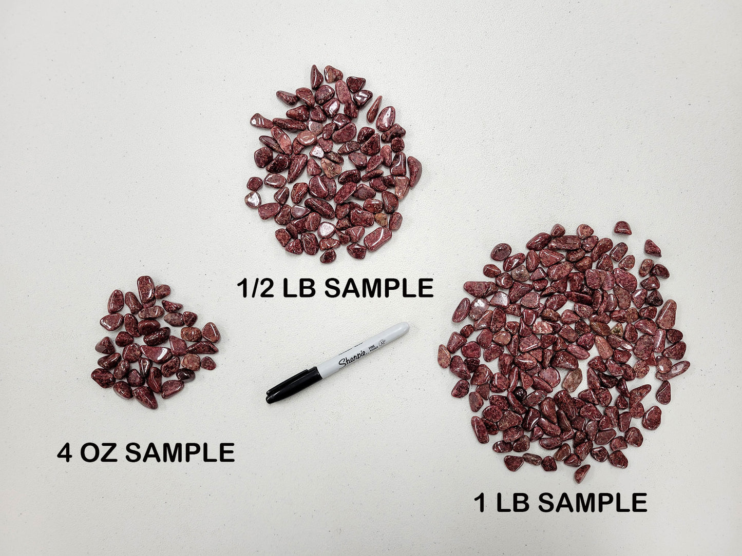 Small Tumbled Wine Quartz Crystals - 1/4 inch to 1 inch - Bulk Tumbled Stones