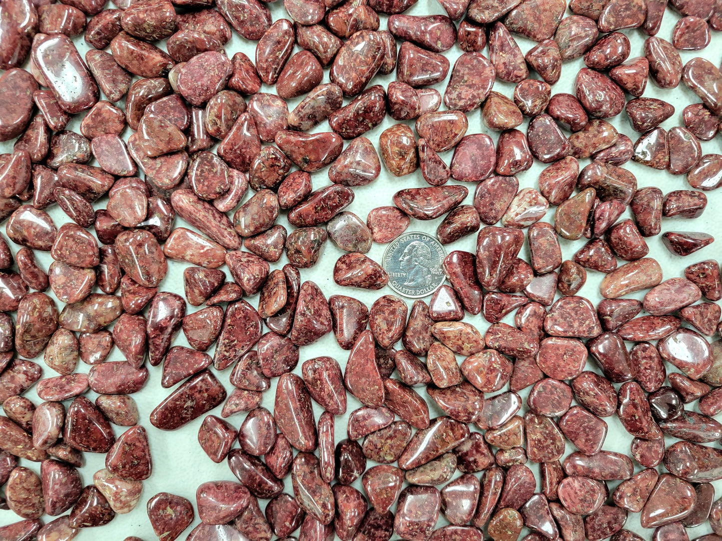 Small Tumbled Wine Quartz Crystals - 1/4 inch to 1 inch - Bulk Tumbled Stones