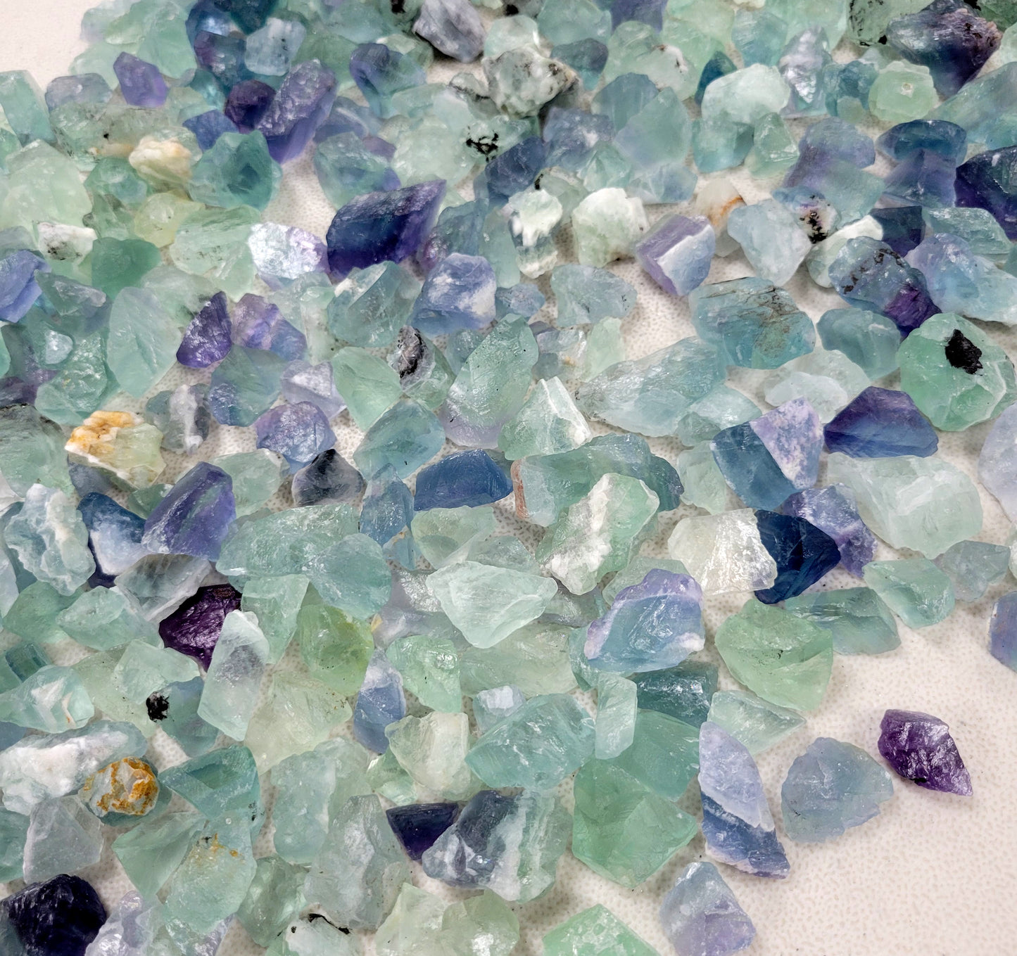 Small Fluorite Crystal Chunks - Bulk Rough Stones
